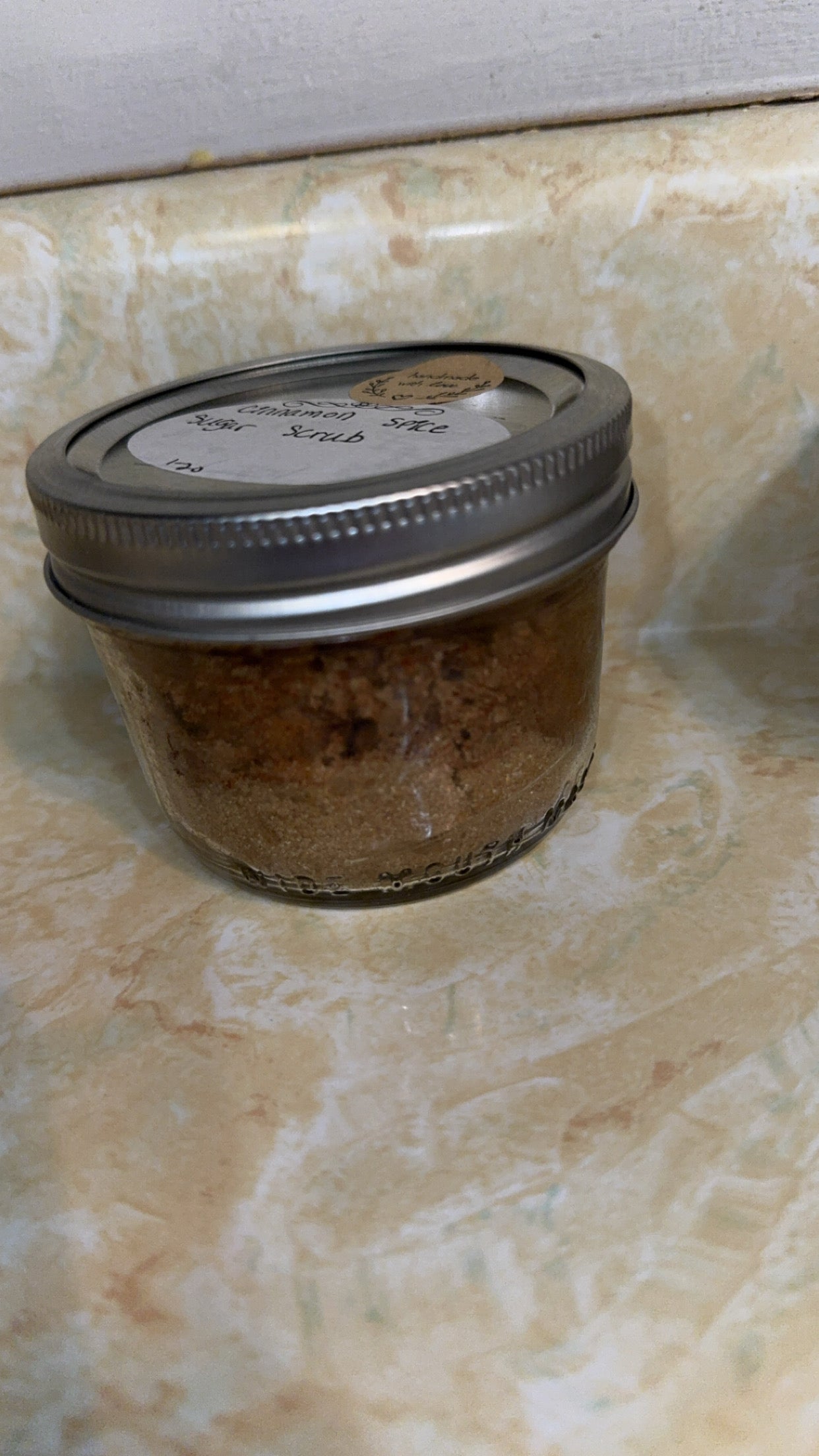 Cinnamon spice sugar scrub