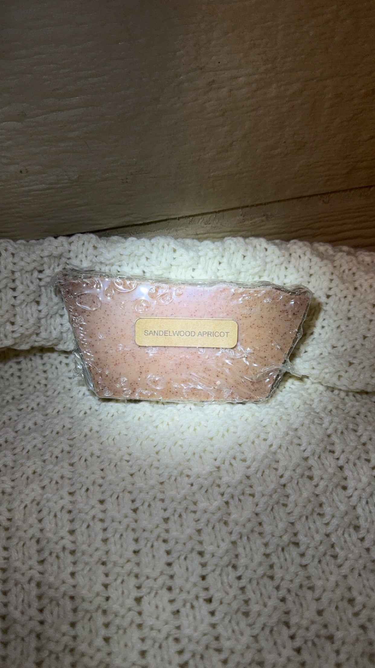 Sandelwood and apricot Soap