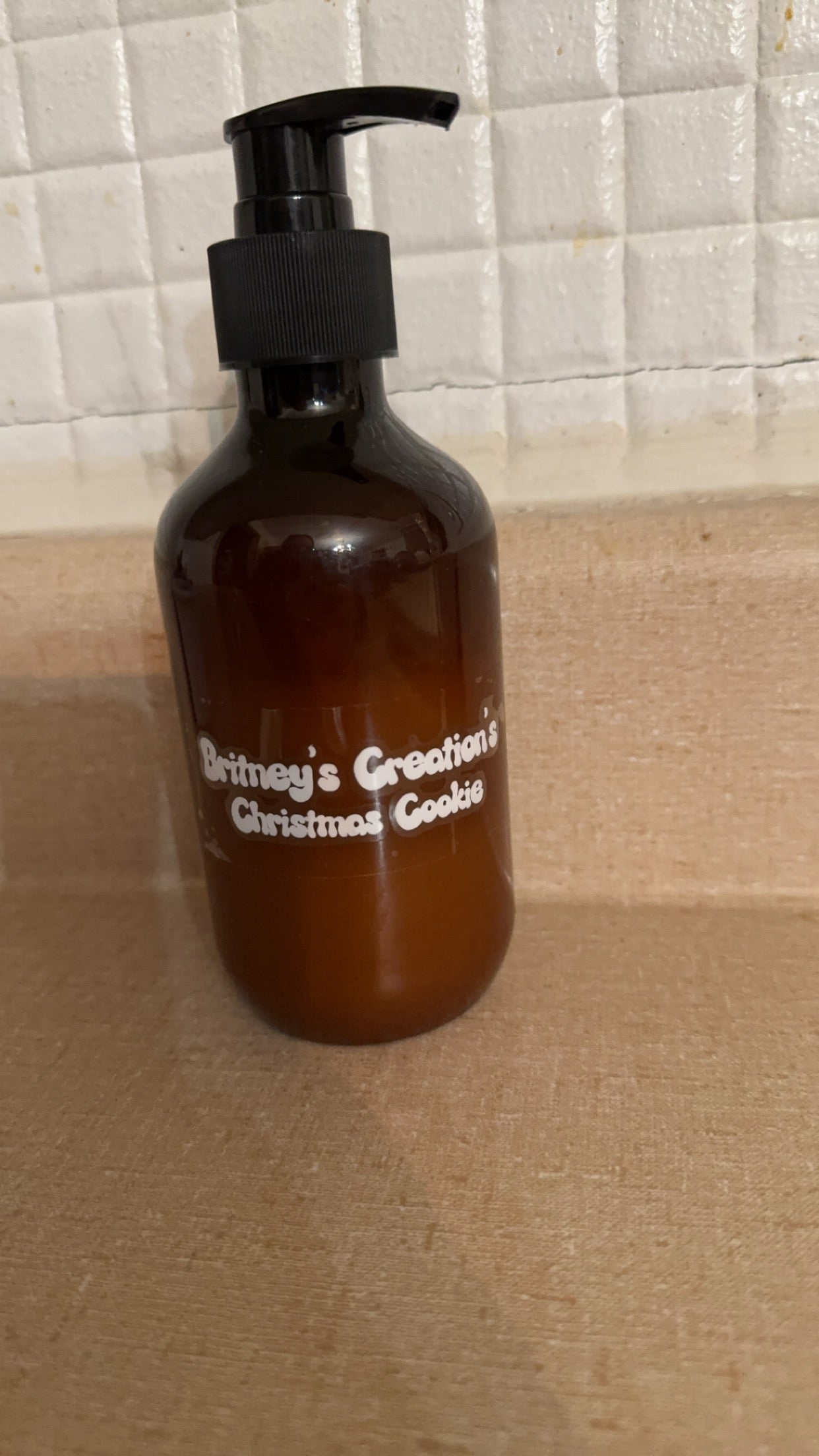 Christmas cookie body wash 