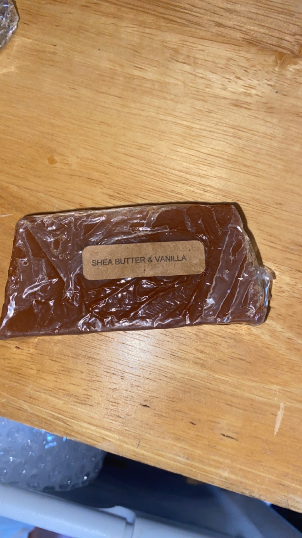 Shea butter and vanilla soap