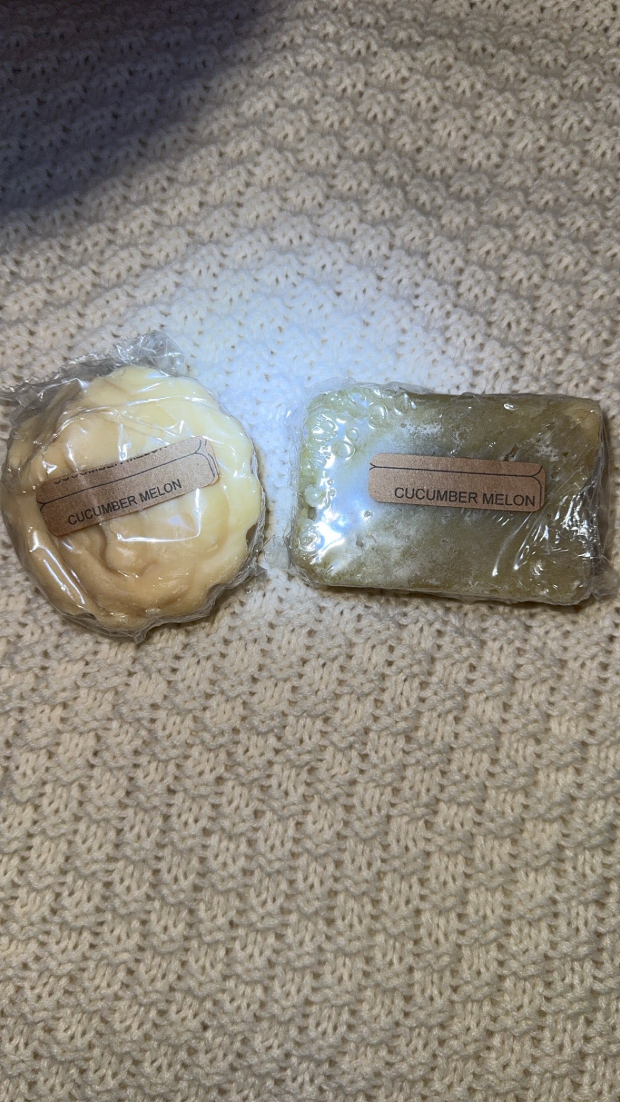 Cucumber melon soap