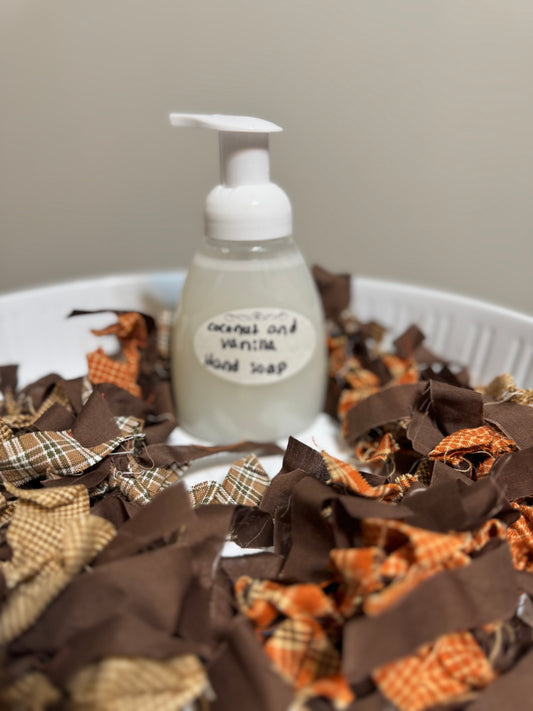 Coconut and vanilla Foam Hand Soap