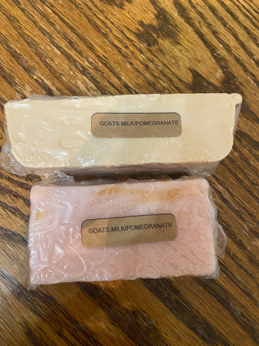 Goats milk and Pomegranate soap