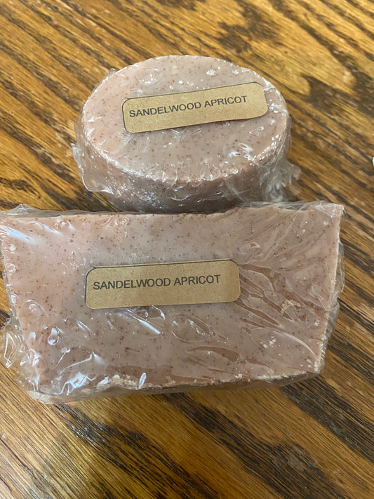 Sandelwood  and apricot Soap