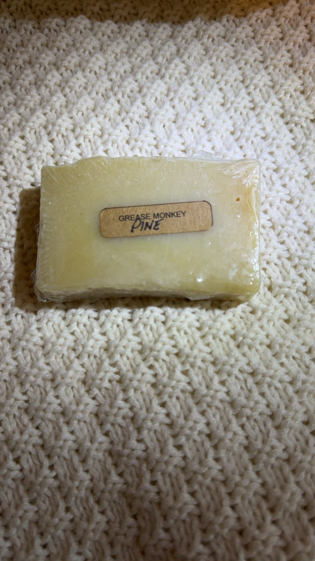 Pine scent soap