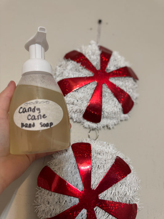 Candy Cane Foam hand Soap